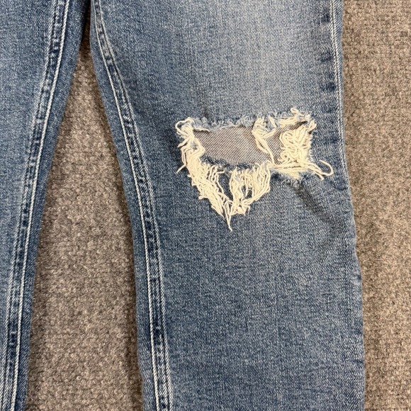 Agolde Jeans Womens 28x27 Nico High Rise Ankle Slim Fit Distressed Button Fly - Picture 4 of 15